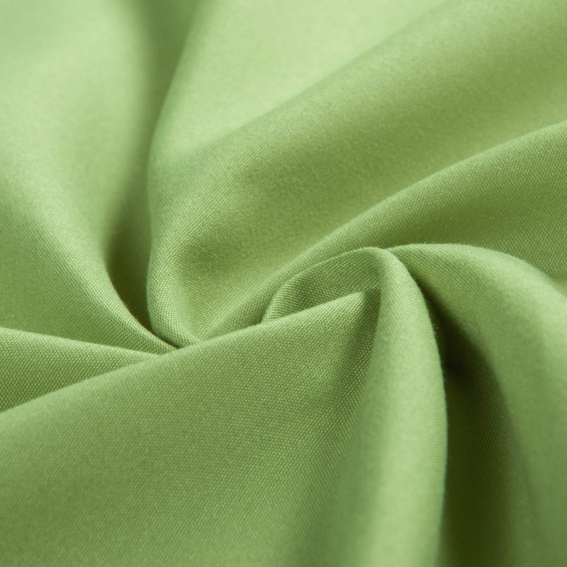 BEDSUM Microfiber 2 Pack Toddler Fitted Crib Sheets, Super Soft and Cozy Baby Sheets for Standard Crib and Toddler Mattresses, 28x52 Inches, Green - Image 3